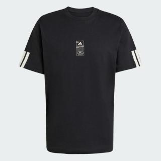 adidas 夏季日常时尚运动休闲 男子短袖T恤