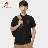 百亿补贴：骆驼 运动短袖速干T恤polo衫男春夏新款透气运动短袖上衣休闲T恤