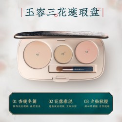 花西子 遮盖黑眼圈斑点痘印痘痘雀斑 遮瑕盘  玉隐瑕 4.3g