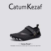 CATUM KEZAF美国凉鞋男款夏季新款五指鞋户外溯溪防滑男士沙滩鞋 黑色  41