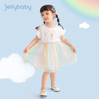 jellybaby 裙子女童夏款夏季纱裙小女孩公主夏装 JQG12949J