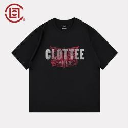 CLOT TEE by CLOT手绘字母渐变印花短袖t恤男夏K