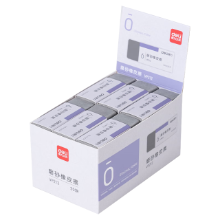 得力 VP212 方形全砂磨砂橡皮擦 单只装