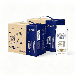 特仑苏 纯牛奶250ml*16盒*2箱