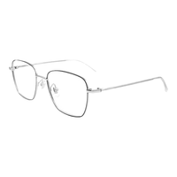  essilor/依视路 防蓝光耐磨高清 近视光学眼镜+金属全框镜框 镜框+A4 1.56依视路非球面现片 金属-全框-2007BK-黑色