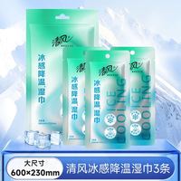 88VIP：清风 冰感降温湿巾0敏感大尺寸温和不刺激多场景适用方便携带