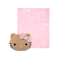 野兽派家居 三丽鸥Hello Kitty联名 法兰绒暖香毯抱枕二合一