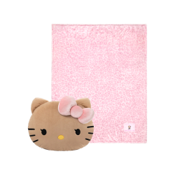 野兽派家居 三丽鸥Hello Kitty联名 法兰绒暖香毯抱枕二合一
