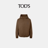 TOD'S 官方正品男士织物连帽休闲风衣外套男装
