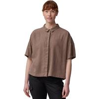 北极狐 Ovik Hemp Camp Short-Sleeve Shirt - 女款麻混材料，仅灰色
