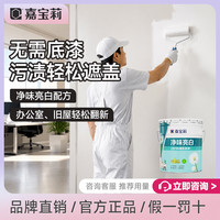 嘉宝莉 乳胶漆净味2合1内墙漆白色家用环保墙面漆刷墙涂料室内自刷