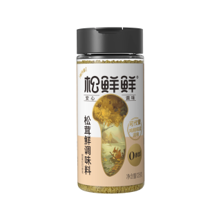 松鲜鲜 松茸鲜调味料代替盐鸡精煲汤炒菜调料松茸粉炖汤调味品125g/瓶