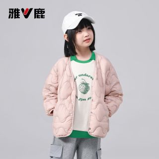 雅鹿 95绒儿童羽绒服小童外穿秋冬保暖轻薄女宝宝外套