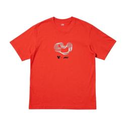 优衣库 488131 Disney x F1联名印花 珊瑚红色 S 短袖T恤