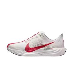 NIKE PEGASUS PLUS男款低帮柔软舒适白红跑步鞋 FQ7262-003