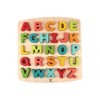 Hape E1551 字母启蒙立体拼图 大写款 24片