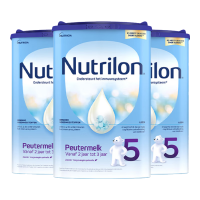 Nutrilon 诺优能 荷兰牛栏（Nutrilon）诺优能婴幼儿配方牛奶粉荷兰原装进口800g送礼 5段3罐