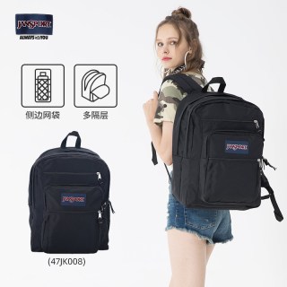 JANSPORT 户外包大容量书包高大学生女双肩包男旅行包 47JK