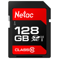 Netac 朗科 P600 专业版 SD存储卡 128GB(UHS-I、C10、U1)
