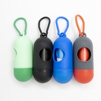 阿莫尔 狗狗用品拾便袋垃圾袋清洁袋狗便袋捡屎狗屎袋宠物遛狗屎袋8个装