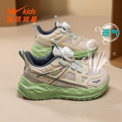 双星 男童2026秋季新款运动鞋网面透气宽头鞋男孩防滑宽松跑步鞋潮