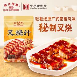 珠江桥牌 叉烧汁110g叉烧酱叉烧排骨蜜汁鸡翅汁烧烤汁烧腊酱料调料