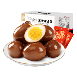 华味亨 五香味卤蛋360g 12枚/盒休闲零食泡面搭档卤味卤鸡蛋早餐量贩装
