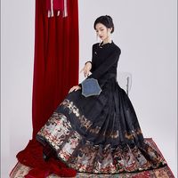 百亿补贴：醉雨朵 九尾狐 仿妆花马面裙 明制高端仿妆花织金马面裙 汉服新款
