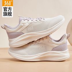 361° 女鞋运动鞋夏季新款跑鞋女士网面透气超轻软底休闲户外跑步鞋