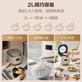 美的 2L容量 不粘内胆 迷你电饭煲
