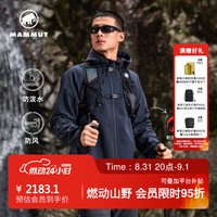 MAMMUT Clion 红标男女款户外防风保暖休闲夹克外套刺绣标软壳