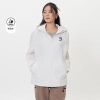 MLB 男女情侣大LOGO连帽防泼水夹克外套25春秋WJB80