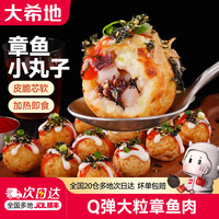大希地 章鱼烧日料小吃 章鱼小丸子 500g *1袋（20颗）