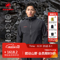 MAMMUT Macun 2.0 防风防泼水软壳夹克 1011-02420 男款 黑色 XL