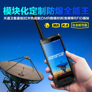 CONQUEST征服 S19 DMR数字模拟双频 6GB+128GB 伯爵黑 三防对讲手机