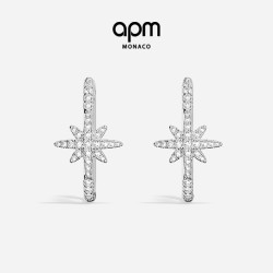 APM Monaco Baby六芒星系列 银饰 耳环