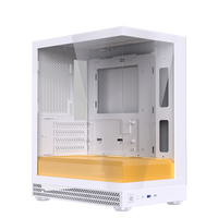 雷利 旷野K-M3系列 270度海景房 MATX ITX主板兼容 鎏金猎手 电脑机箱