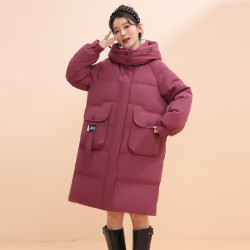 雪中飞 女士羽绒服 加厚保暖 紫色 L/165/88A