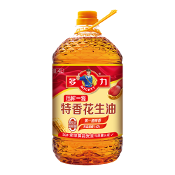 多力 一级压榨特香花生油 4L