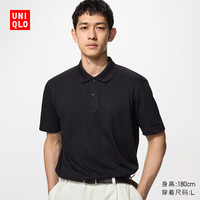 优衣库 AIRism 男士POLO衫 XL 09 黑色
