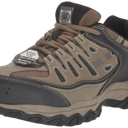 Skechers 斯凯奇 男性 Cankton 钢头鞋 工业和建筑鞋 PebbleBlack 尺码10