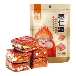 绿岭 红枣加核桃即食坚果休闲零食 枣仁派200g