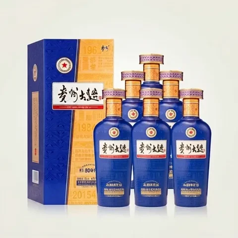 今日必买：贵州 大曲80年代3.0 53度 酱香型白酒 500ml*6瓶