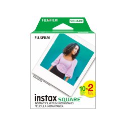 富士 instax SQUARE 方形白边相纸20张 方形双包白胶片