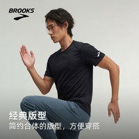 BROOKS 女透气短袖跑步运动上衣T恤男款