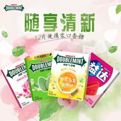 绿箭 益达 Five 口香糖12片 买4送薄荷糖27g*4