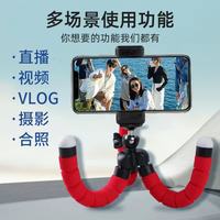 创意易携迷你式八爪鱼支架支架直播自拍多功能蓝牙遥控