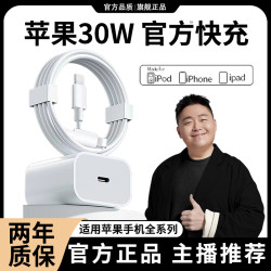 适用苹果30W正品快充头数据线充电器iphone16/5/4手机2原装平板PD