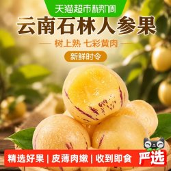京运达 云南石林人参果新鲜水果树上熟人生果七彩黄肉时令整箱