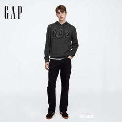 Gap 男女装贴布绣logo连帽衫卫衣经典上衣美版